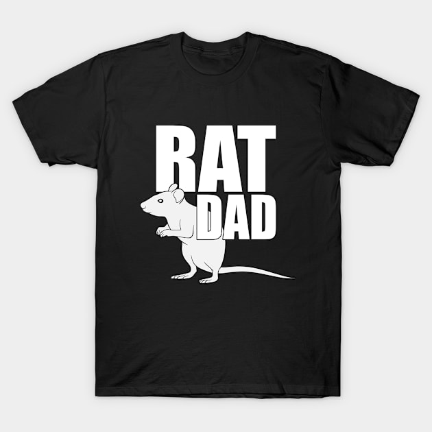 Rat - Rat Dad T-Shirt by Kudostees